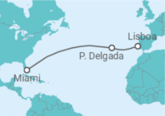 Itinerario del Crucero Desde Miami a Lisboa - Seabourn