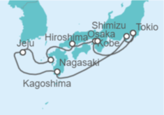 Itinerario del Crucero Japón, Corea Del Sur - Celebrity Cruises