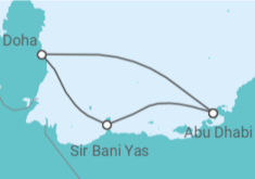 Itinerario del Crucero Arabia Icónica - Celestyal Cruises