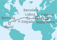 Itinerario del Crucero Desde Miami a Atenas - Explora Journeys