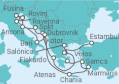 Itinerario del Crucero Grecia, Croacia, Italia - Explora Journeys