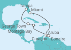 Itinerario del Crucero Serenidad del amanecer - Regent Seven Seas
