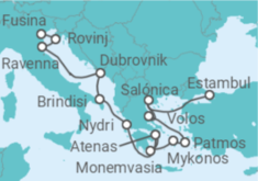 Itinerario del Crucero Croacia, Italia, Grecia - Explora Journeys