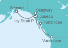 Itinerario del Crucero Alaska - Regent Seven Seas