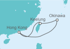 Itinerario del Crucero Okinawa y Taipei  - Royal Caribbean