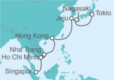 Itinerario del Crucero Japón, Corea Del Sur, China, Vietnam - Royal Caribbean