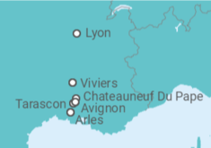Itinerario del Crucero Lo mejor del sur de Francia - Riverside