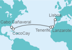 Itinerario del Crucero Cococay y Portugal  - Royal Caribbean