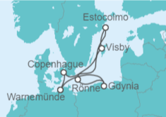 Itinerario del Crucero Alemania, Polonia, Suecia - MSC Cruceros