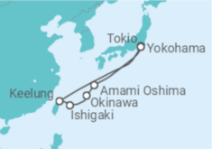 Itinerario del Crucero Taipéi, Okinawa e Ishigaki - NCL Norwegian Cruise Line