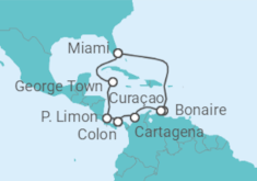 Itinerario del Crucero Canal de Panamá con Costa Rica y el Caribe - Princess Cruises