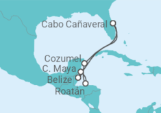 Itinerario del Crucero Caribe Occidental - Princess Cruises