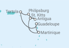 Itinerario del Crucero Islas Vírgenes, Antigua y Martinica - MSC Cruceros