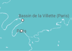 Itinerario del Crucero París se deja descubrir y redescubrir (formula puerto/puerto) - CroisiEurope