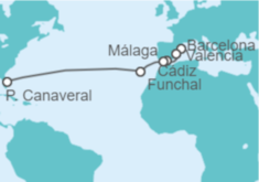 Itinerario del Crucero España y Madeira - Royal Caribbean