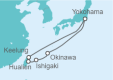 Itinerario del Crucero Semana de Oro de las Islas Japonesas del Sur - Princess Cruises