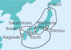 Itinerario del Crucero Explorando Japón y el Mar de Japón - Princess Cruises