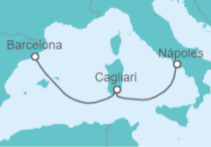 Itinerario del Crucero Italia - Costa Cruceros