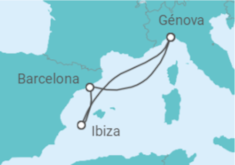 Itinerario del Crucero España - Costa Cruceros