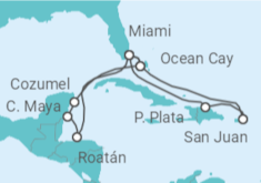 Itinerario del Crucero Caribe al completo II - TI - MSC Cruceros