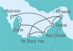 Itinerario del Crucero Emiratos Árabes, Qatar - Celestyal Cruises