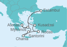 Itinerario del Crucero Grecia, Turquía - Celebrity Cruises