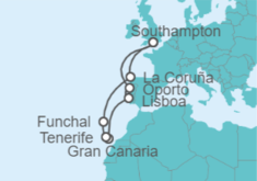 Itinerario del Crucero Islas Canarias - Celebrity Cruises