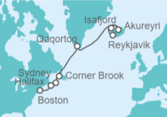 Itinerario del Crucero Desde Reykjavik a Boston - Celebrity Cruises