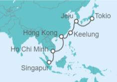 Itinerario del Crucero De Singapur a Tokio  - Royal Caribbean