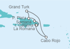 Itinerario del Crucero República Dominicana, Bahamas - Costa Cruceros