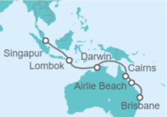 Itinerario del Crucero Australia - Royal Caribbean