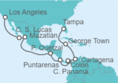 Itinerario del Crucero Canal de Panamá - Royal Caribbean