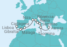 Itinerario del Crucero Desde Pireo (Atenas) a Lisboa - Azamara