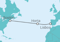 Itinerario del Crucero Portugal - Azamara