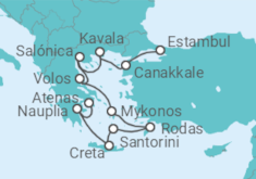 Itinerario del Crucero Turquía y Grecia - Azamara