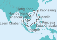 Itinerario del Crucero Desde Singapur a Laem Chabang (Tailandia) - Azamara