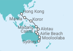 Itinerario del Crucero Desde Sydney (Australia) a Hong Kong (China) - Azamara