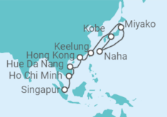 Itinerario del Crucero Vietnam, China - Azamara