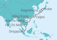 Itinerario del Crucero Vietnam, China, Japón - Azamara