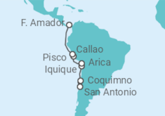 Itinerario del Crucero Panamá - Azamara