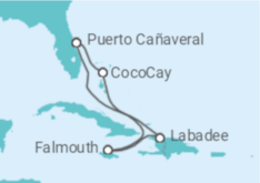 Itinerario del Crucero Caribe occidental y CocoCay - Royal Caribbean