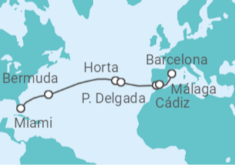 Itinerario del Crucero Desde Miami a Barcelona - Explora Journeys