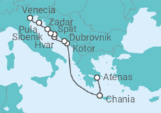 Itinerario del Crucero Grecia, Montenegro, Croacia - Azamara