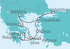 Itinerario del Crucero Grecia y Turquía - Azamara