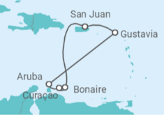 Itinerario del Crucero Bonaire, Curaçao, Aruba - Explora Journeys