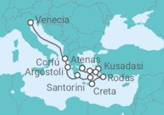 Itinerario del Crucero Grecia, Turquía e Italia - Azamara