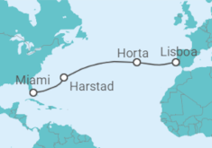 Itinerario del Crucero Bermudas, Portugal - Azamara