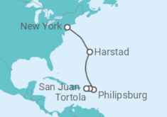 Itinerario del Crucero Caribe y Las Bermudas - Azamara