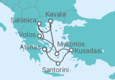 Itinerario del Crucero Grecia, Turquía - Azamara