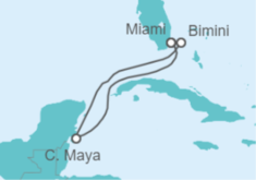 Itinerario del Crucero Estados Unidos (EE.UU.) - Virgin Voyages